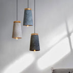 Althere Lustre Suspendu En Bois Et Ciment