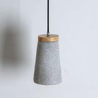 Althere Lustre Suspendu En Bois Et Ciment