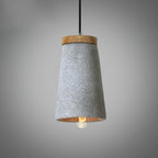 Althere Lustre Suspendu En Bois Et Ciment