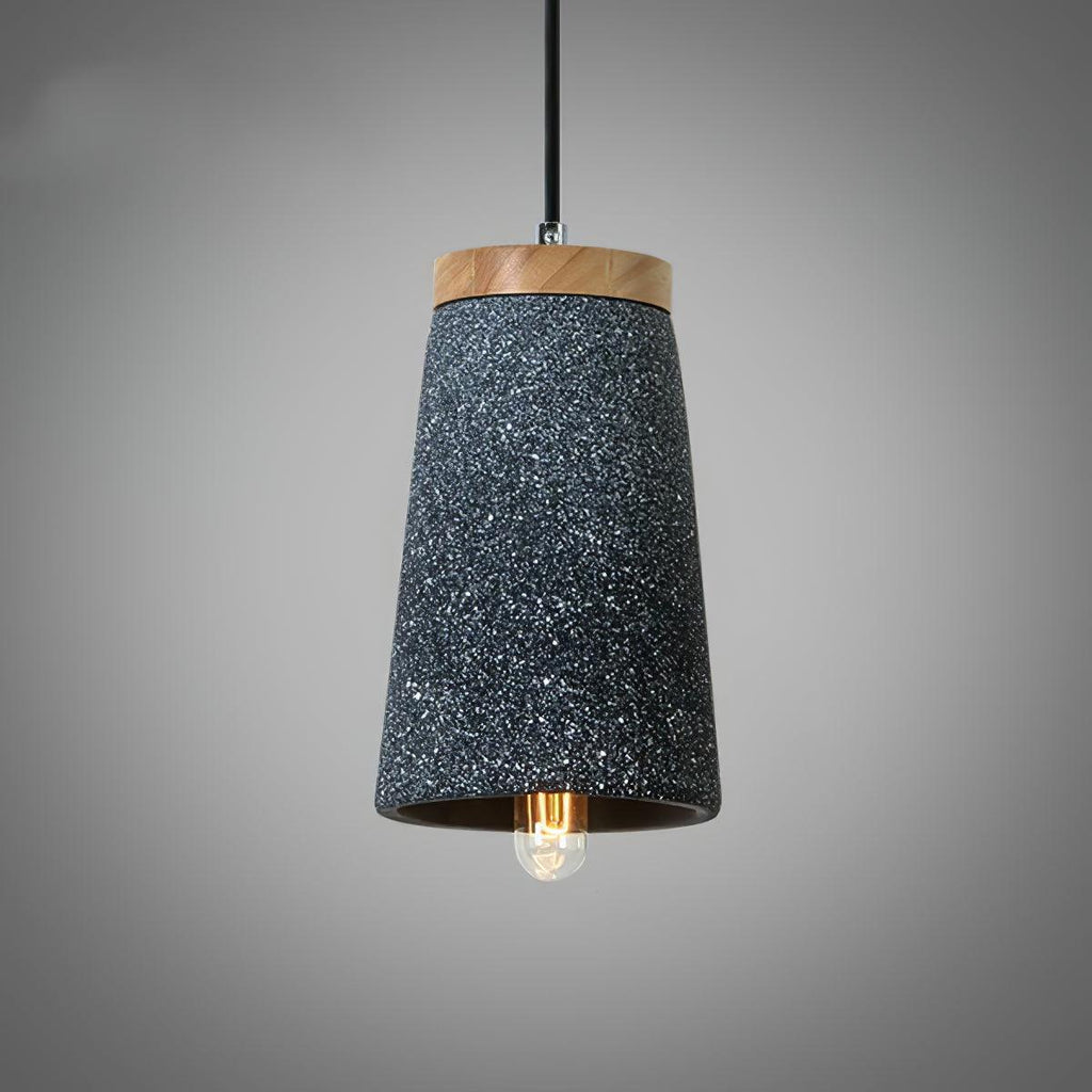 Althere Lustre Suspendu En Bois Et Ciment