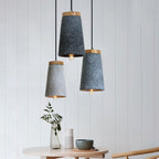 Althere Lustre Suspendu En Bois Et Ciment