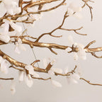 Lustra Lustre Organique en Pierre et Branches
