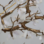 Lustra Lustre Organique en Pierre et Branches