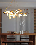 Lustra Lustre Organique en Pierre et Branches