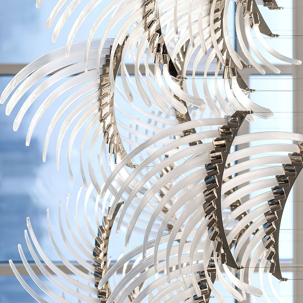 Eurrinia Verre Aile Groupe Lustre
