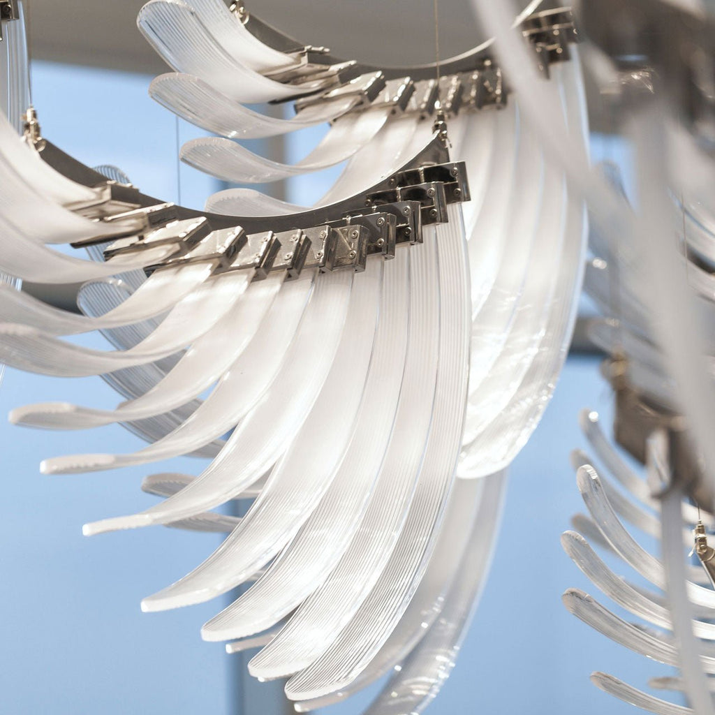 Eurrinia Verre Aile Groupe Lustre