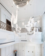 Eurrinia Verre Aile Groupe Lustre