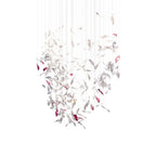 Zathaara Verre Plume Forme Lustre