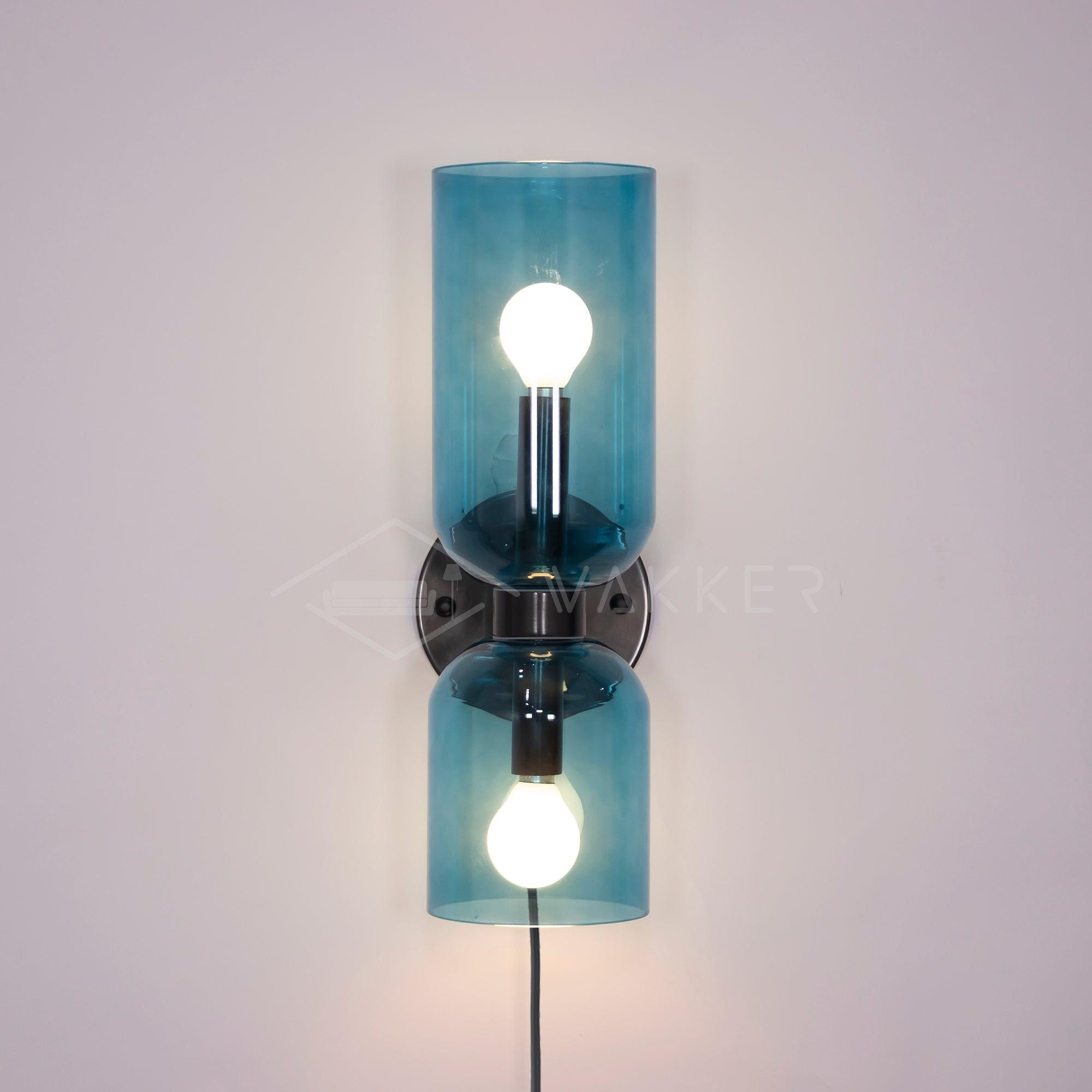 Lylaearis Nordic Art Applique murale en verre à brancher