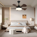 Plafonnier ventilateur Aveline en bois