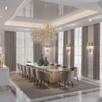Vevyniel Postmoderne Luxe Empire Cristal Applique Murale