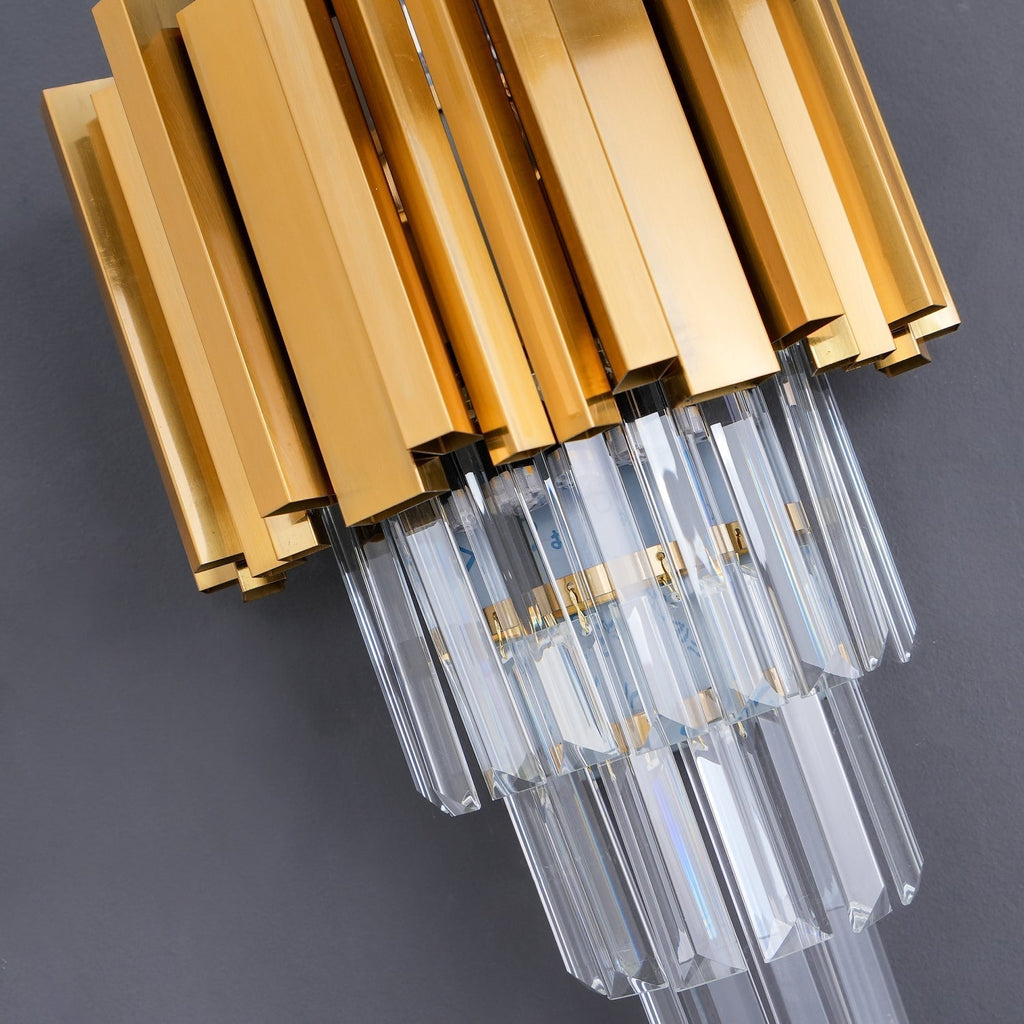 Vevyniel Postmoderne Luxe Empire Cristal Applique Murale