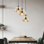 Zelirila Nordic Art Pearl Glass Pendant Lamp