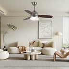 Plafonnier ventilateur moderne Caelan