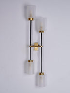 Lustra Applique Murale En Verre Cylindrique Linéaire