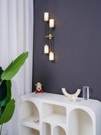 Lustra Applique Murale En Verre Cylindrique Linéaire