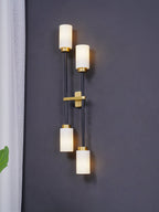 Lustra Applique Murale En Verre Cylindrique Linéaire