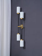 Lustra Applique Murale En Verre Cylindrique Linéaire