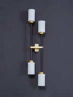 Lustra Applique Murale En Verre Cylindrique Linéaire
