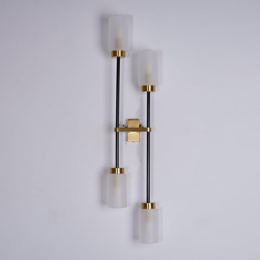Lustra Applique Murale En Verre Cylindrique Linéaire