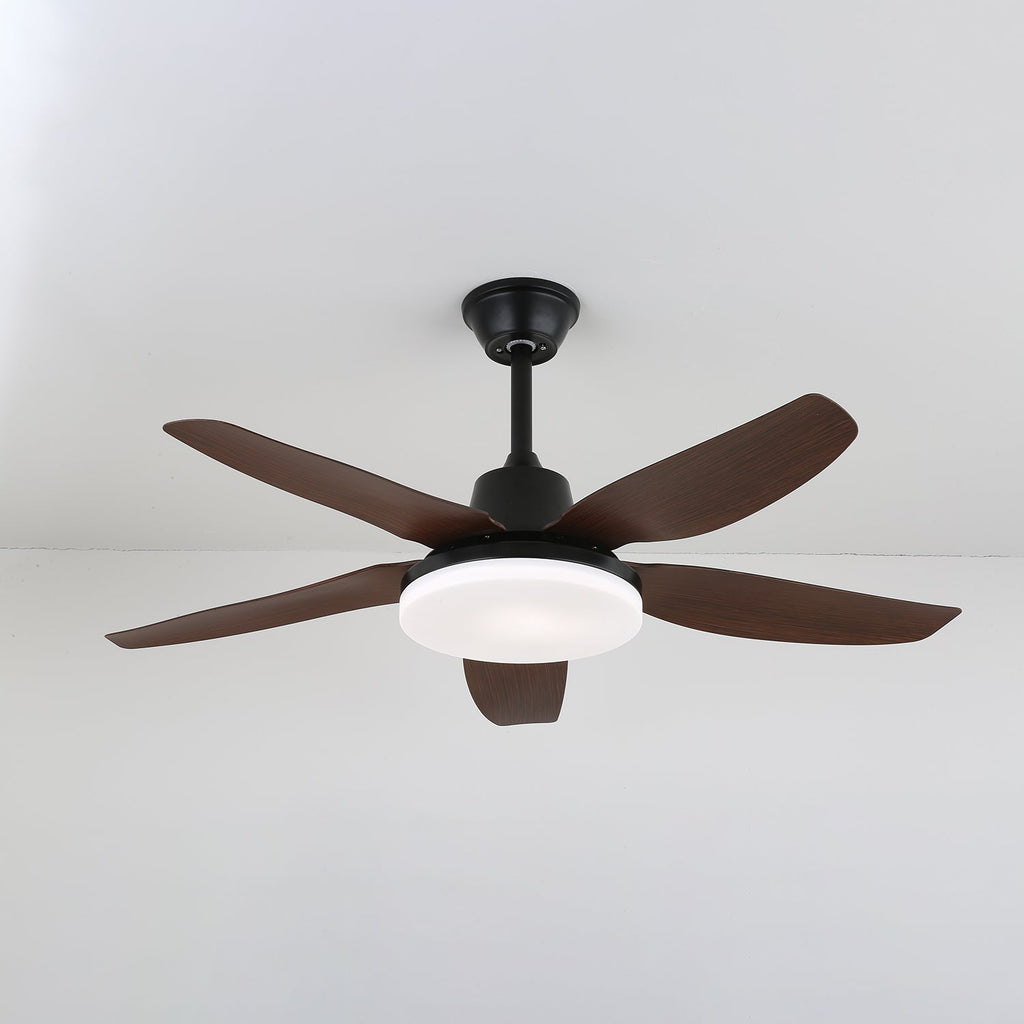 Plafonnier Ventilateur Luvo Moderne en Bois