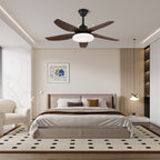 Plafonnier Ventilateur Luvo Moderne en Bois