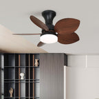 Plafonnier Ventilateur Florence en Bois Vintage