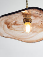 Nyros Lustre Suspendu De Luxe En Verre