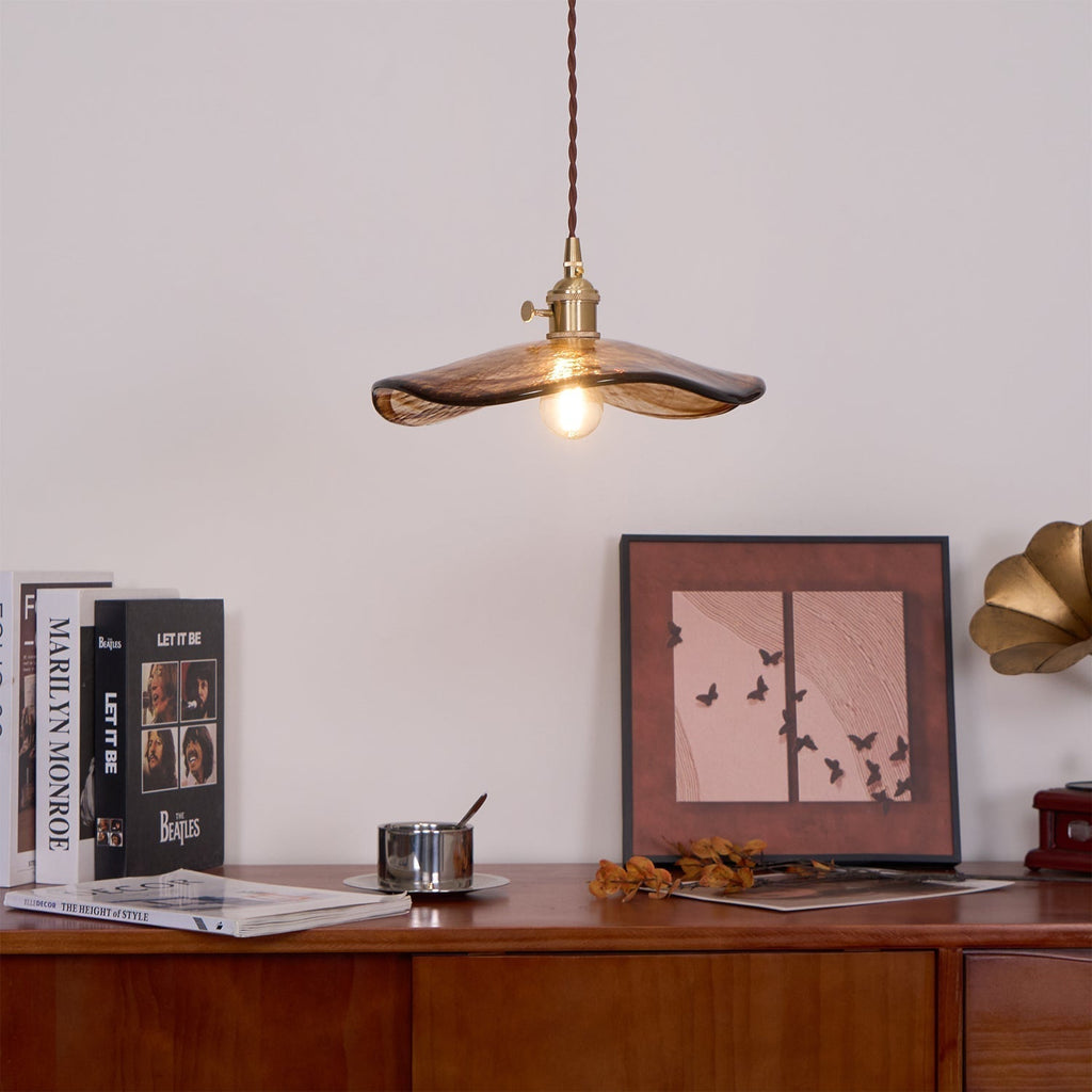 Nyros Lustre Suspendu De Luxe En Verre