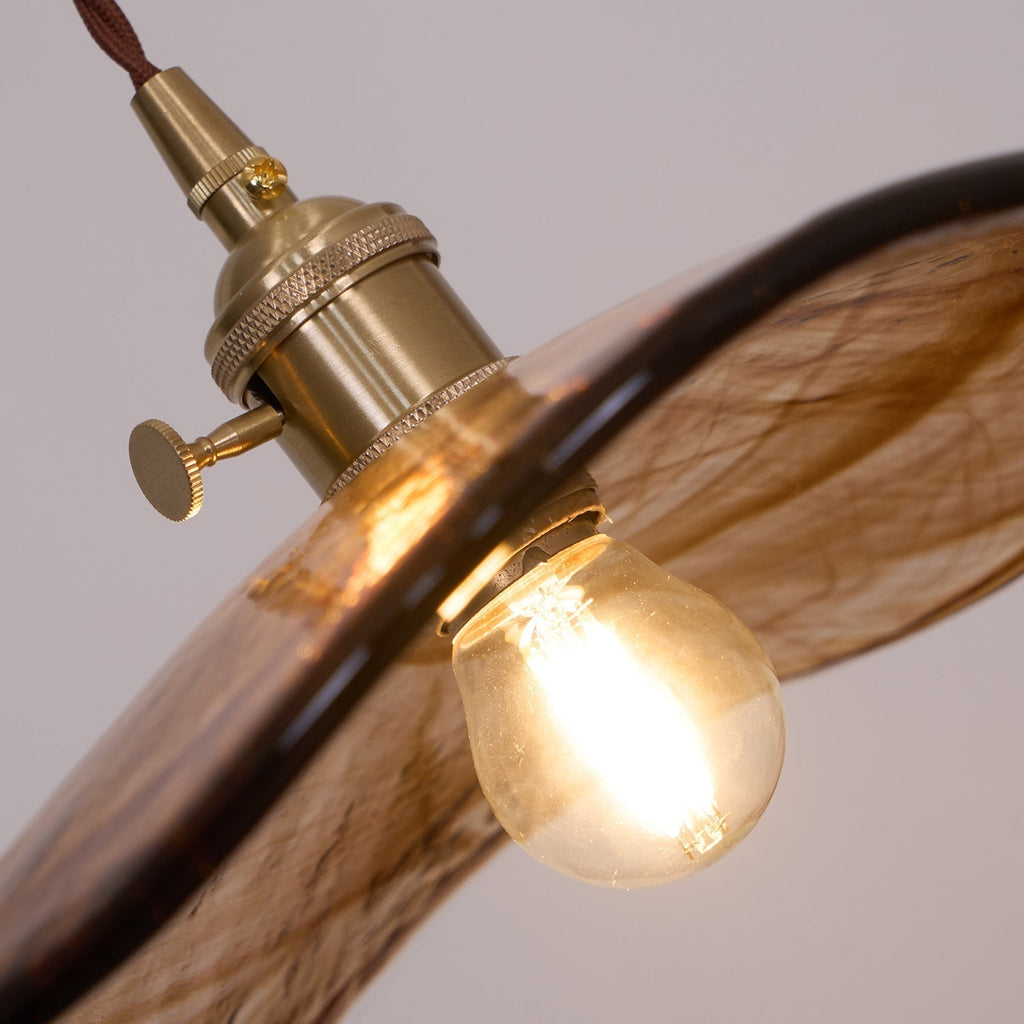 Nyros Lustre Suspendu De Luxe En Verre