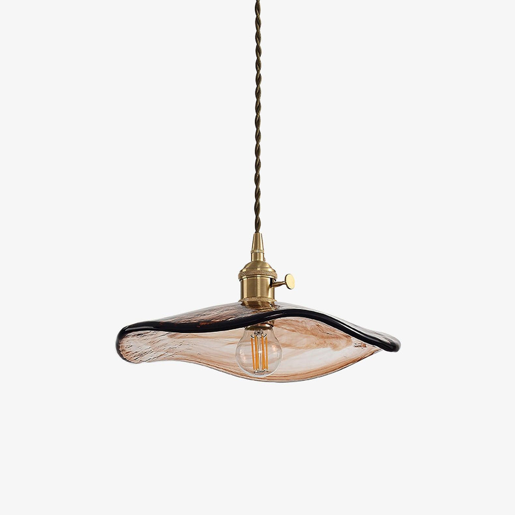 Nyros Lustre Suspendu De Luxe En Verre
