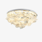 Lustra Lampe de plafond florale française en pétales pour maisons modernes