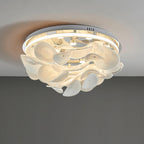 Lustra Lampe de plafond florale française en pétales pour maisons modernes