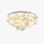 Lustra Lampe de plafond florale française en pétales pour maisons modernes