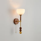 Hilda Roma Elegance Wood Sconce Wall lamp