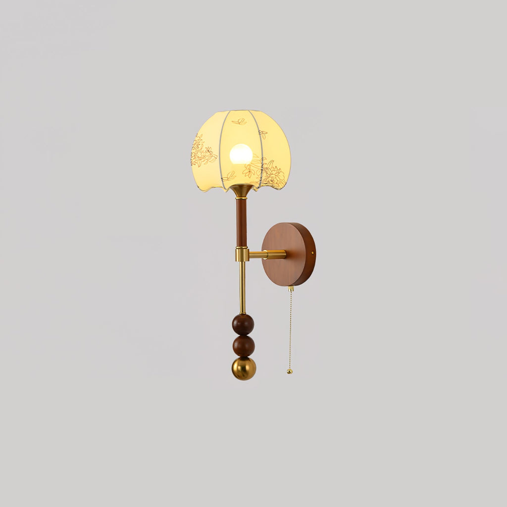 Hilda Roma Elegance Wood Sconce Wall lamp
