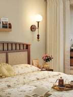Hilda Roma Elegance Wood Sconce Wall lamp