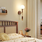 Hilda Roma Elegance Wood Sconce Wall lamp