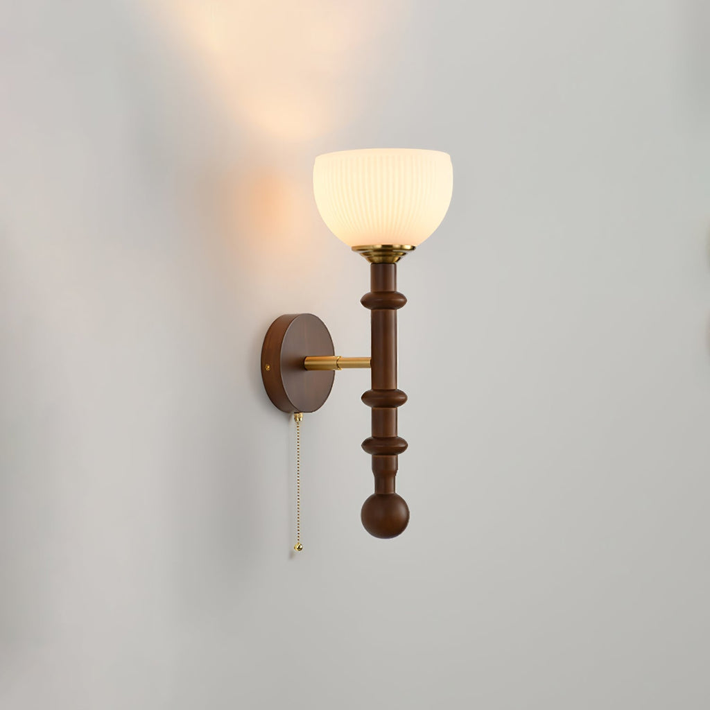 Hilda Roma Elegance Wood Sconce Wall lamp