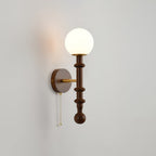 Hilda Roma Elegance Wood Sconce Wall lamp