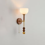 Hilda Roma Elegance Wood Sconce Wall lamp