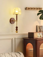 Hilda Roma Elegance Wood Sconce Wall lamp