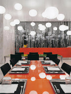Orba Suspension Lampe en Verre Contemporain