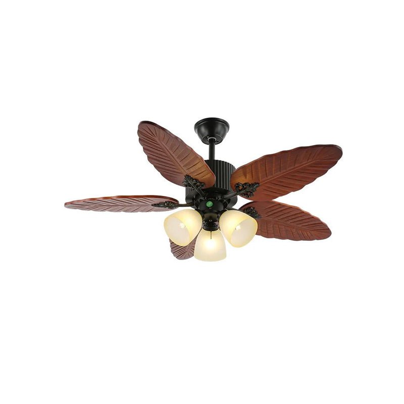 Ventilateur de Plafond Alistair avec Lumière et Pales en Bois
