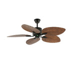 Plafonnier ventilateur Virel en bois tropical