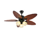 Ventilateur de Plafond Alistair avec Lumière et Pales en Bois