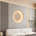 Lustra Applique Murale Plâtre Lune