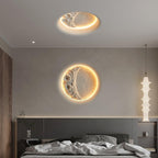 Lustra Applique Murale Plâtre Lune