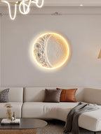 Lustra Applique Murale Plâtre Lune