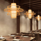 Covarir Lampe Suspension en Bambou Sigyn Fait Main